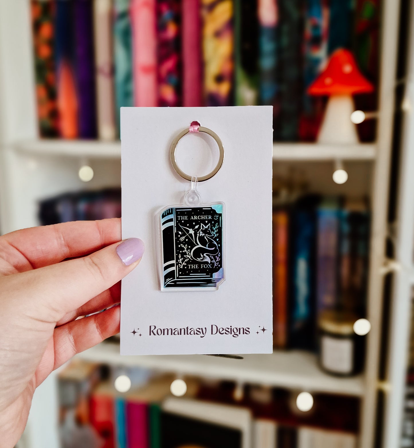 Archer and the fox keyring