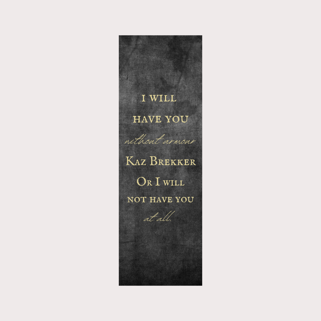 Six of crows inspired bookmark