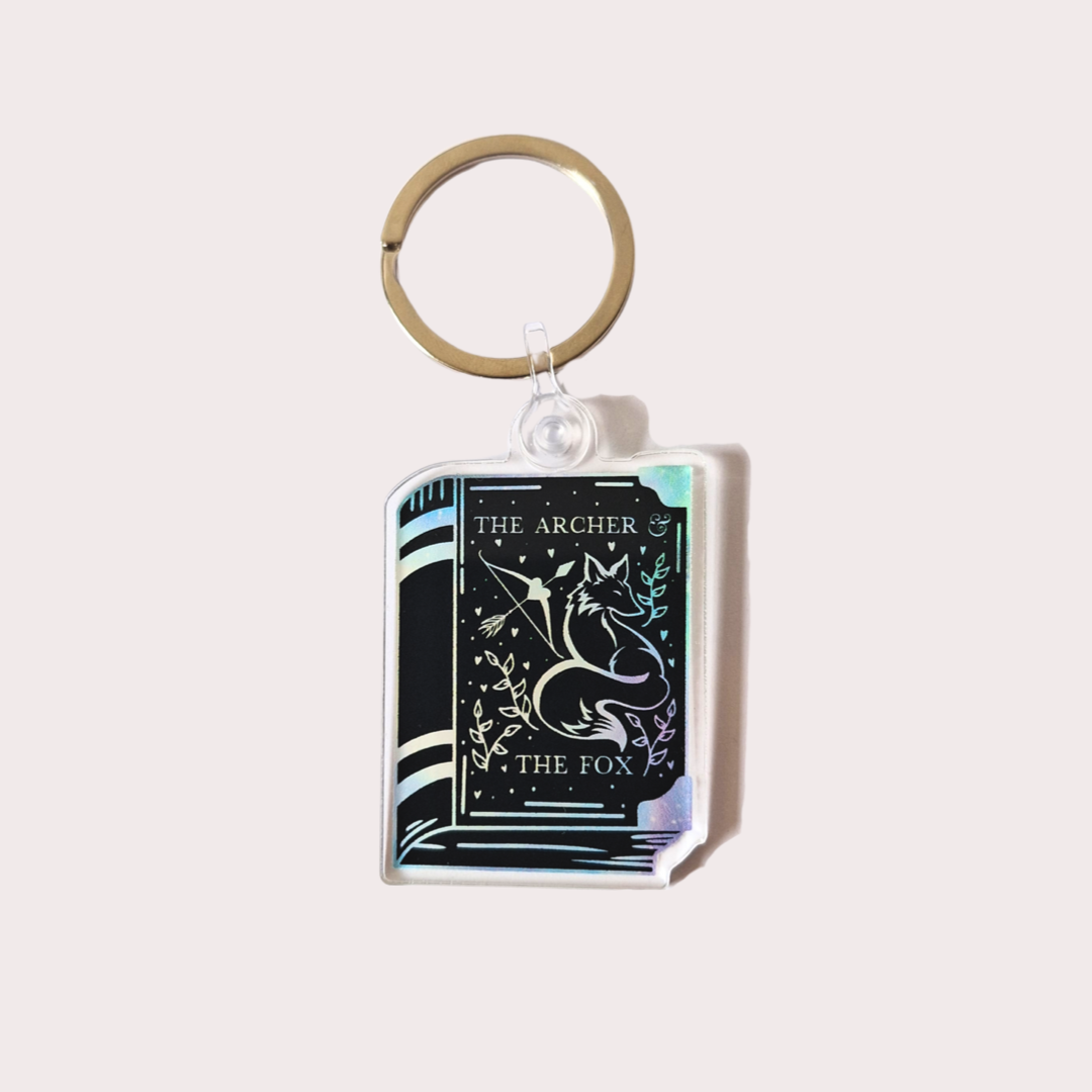Archer and the fox keyring