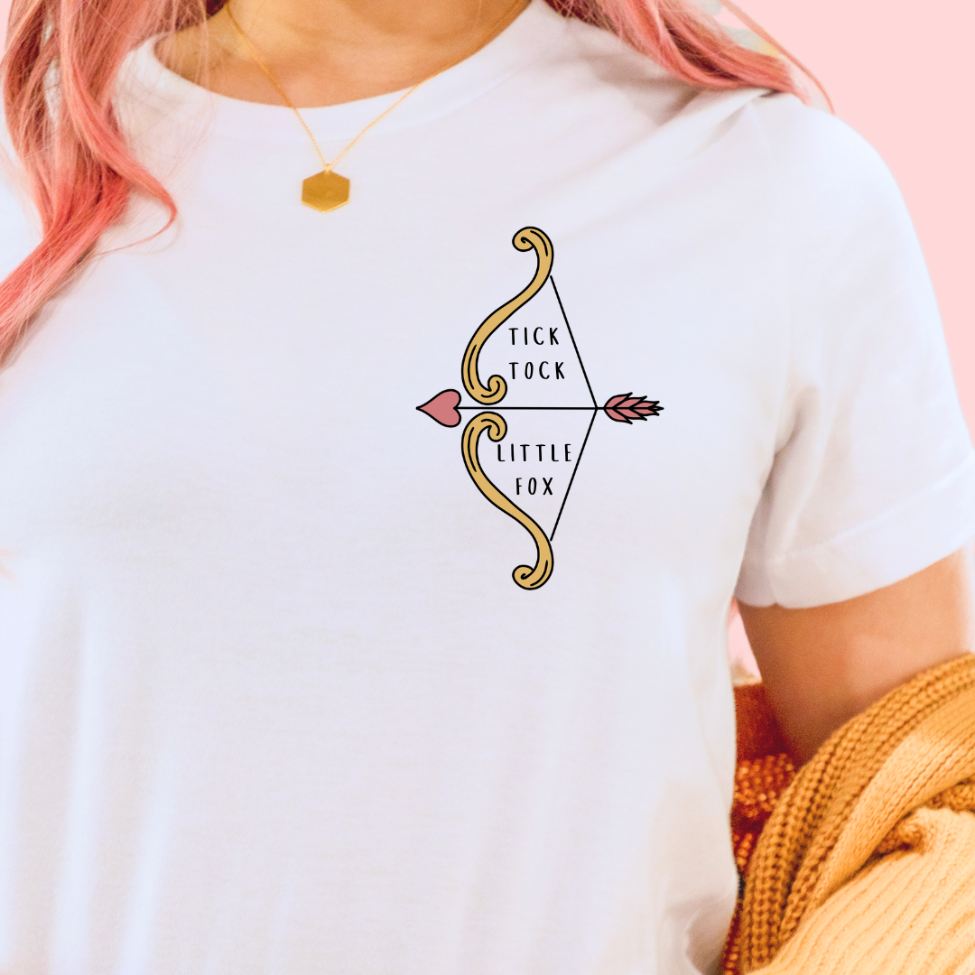 Tick tock little fox t-shirt