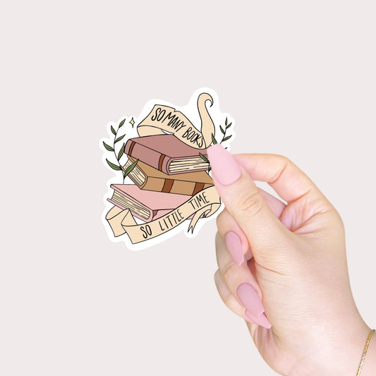 So many books so little time sticker