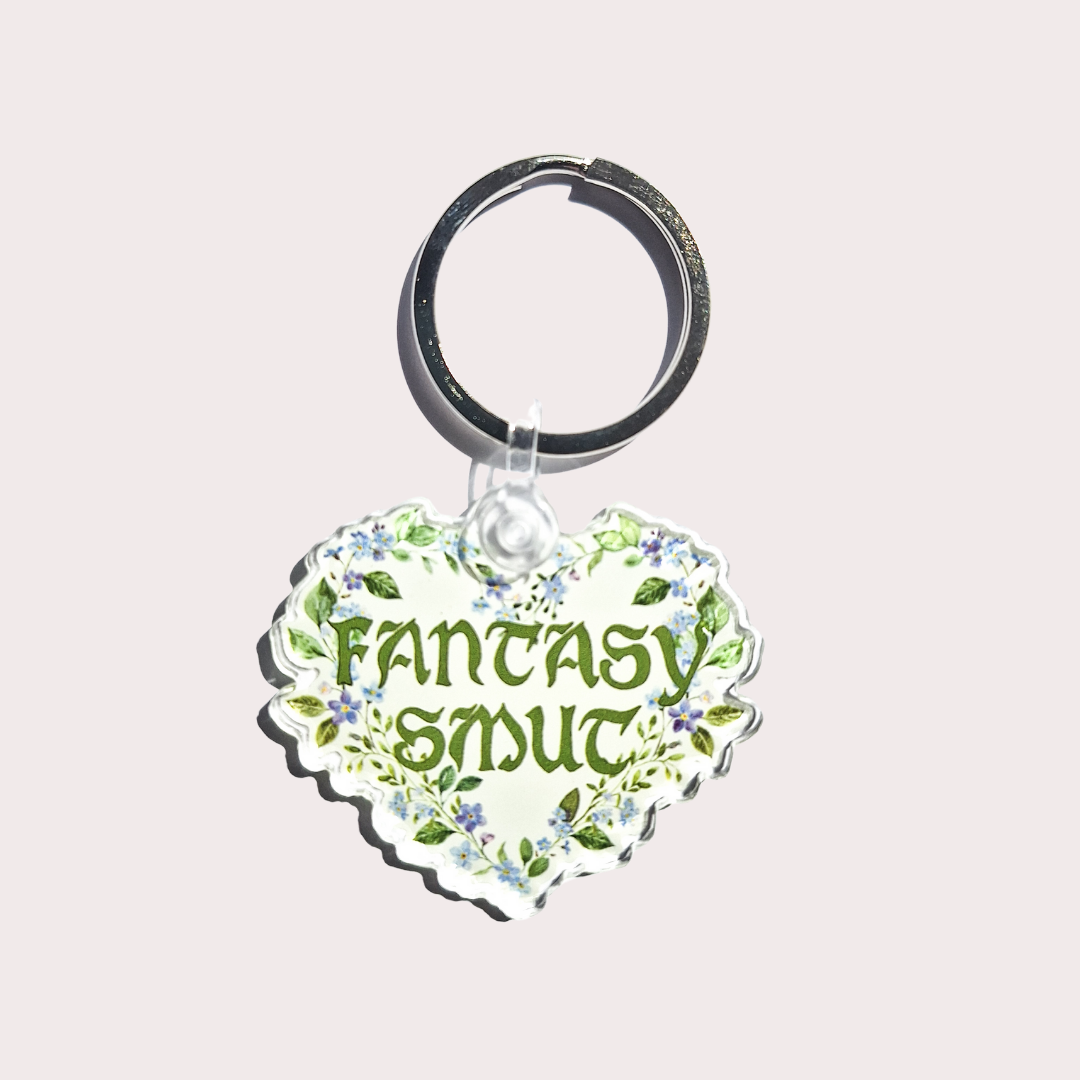 Fantasy smut bookish keyring