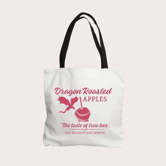 Dragon roasted apples tote bag