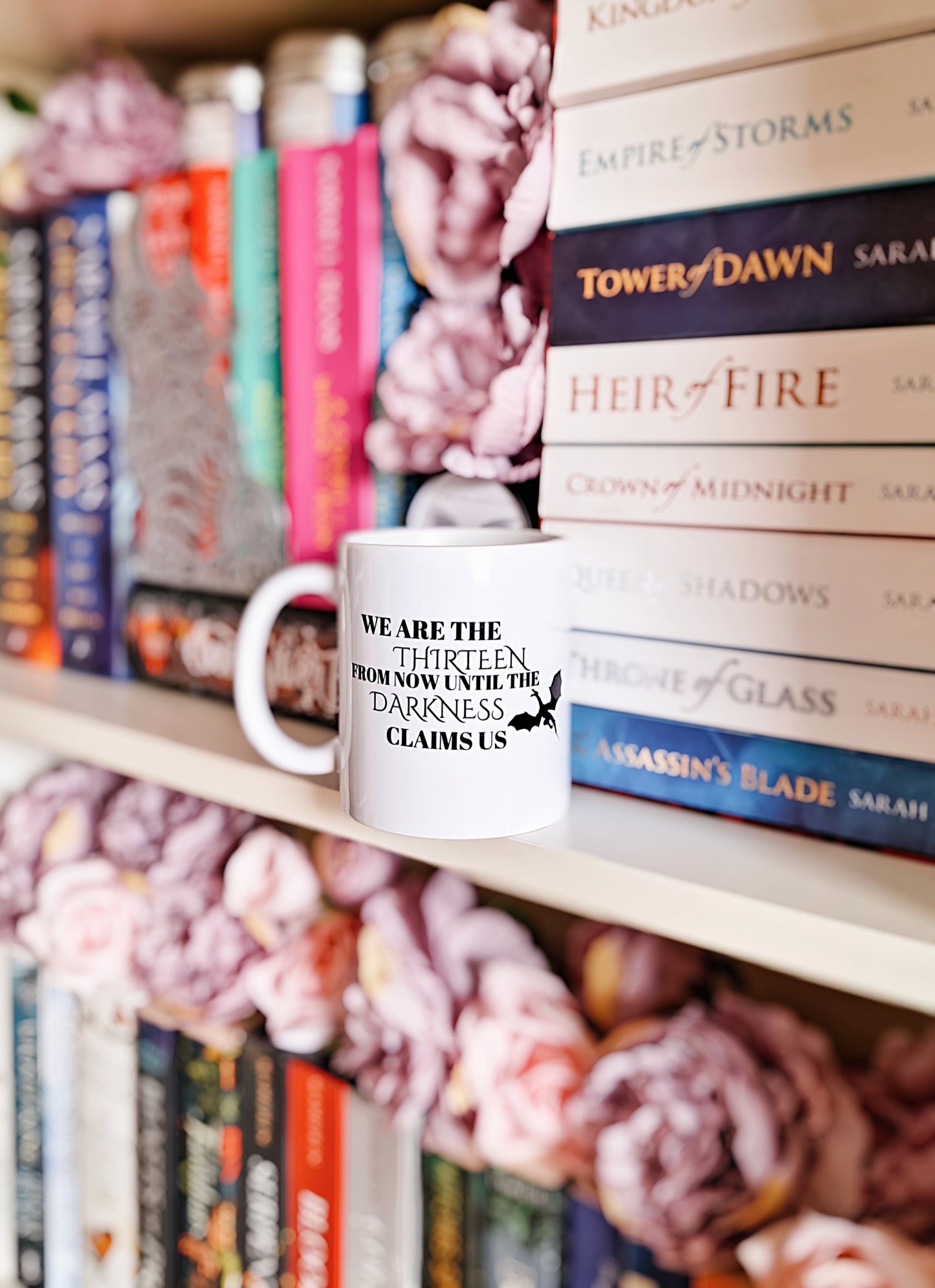 Thone of glass the thirteen 11oz ceramic coffee mug - Officially licensed by Sarah J. Maas