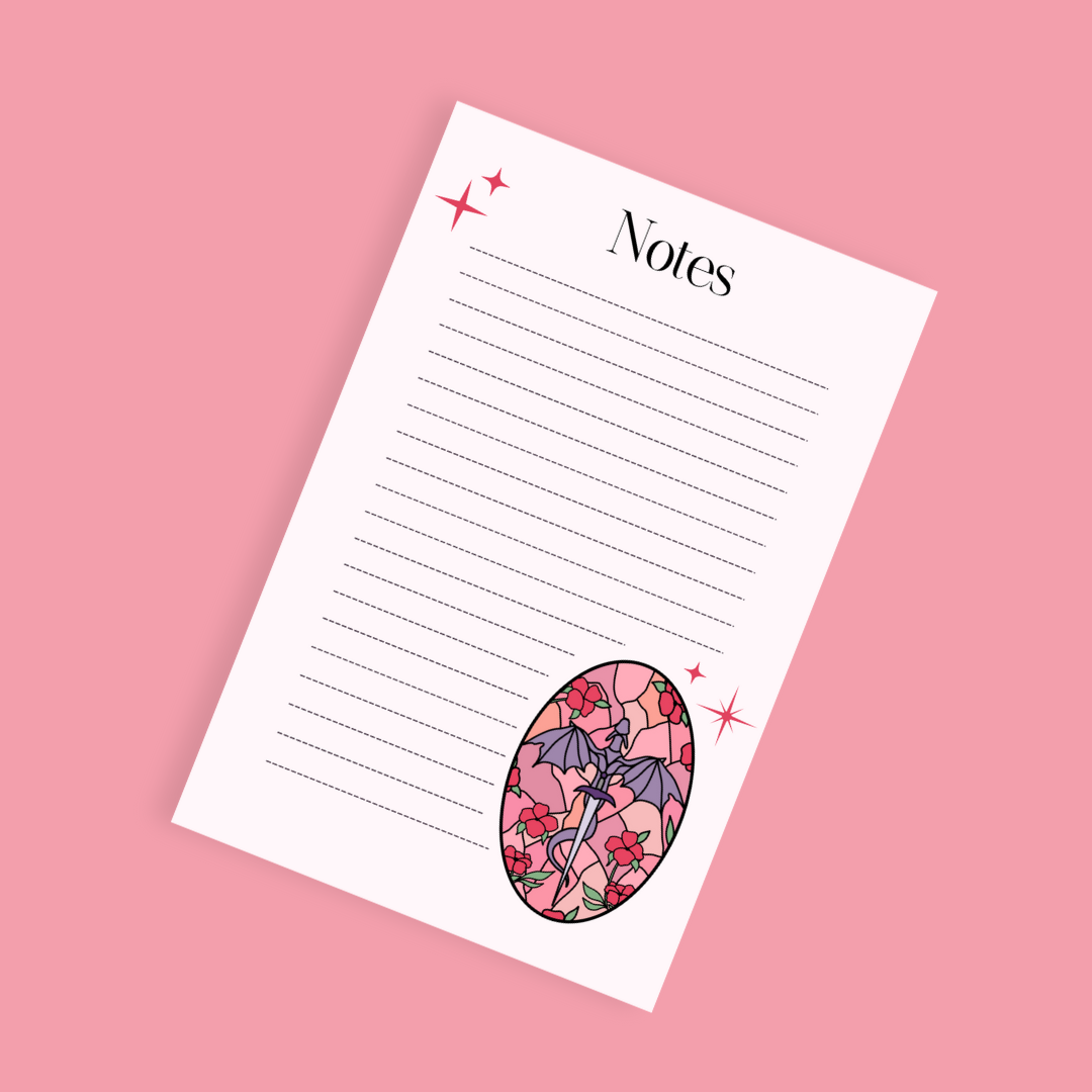PRE-ORDER dragon notepad