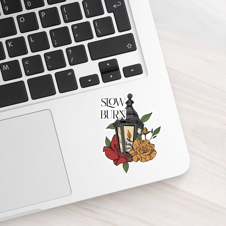 Slow burn sticker