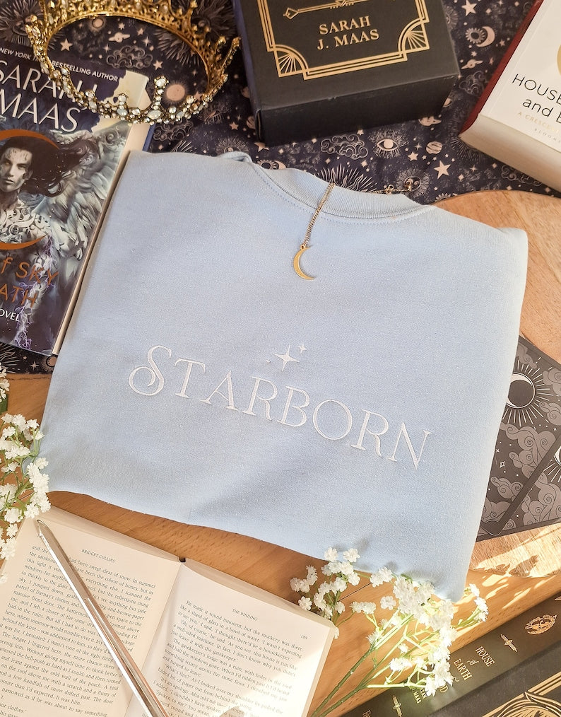 Crescent City Starborn embroidered sweatshirt, variety of colours