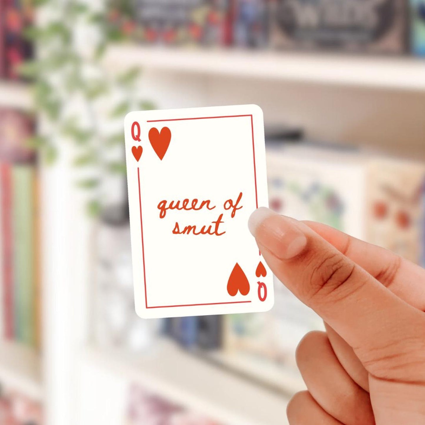 Queen of smut vinyl sticker