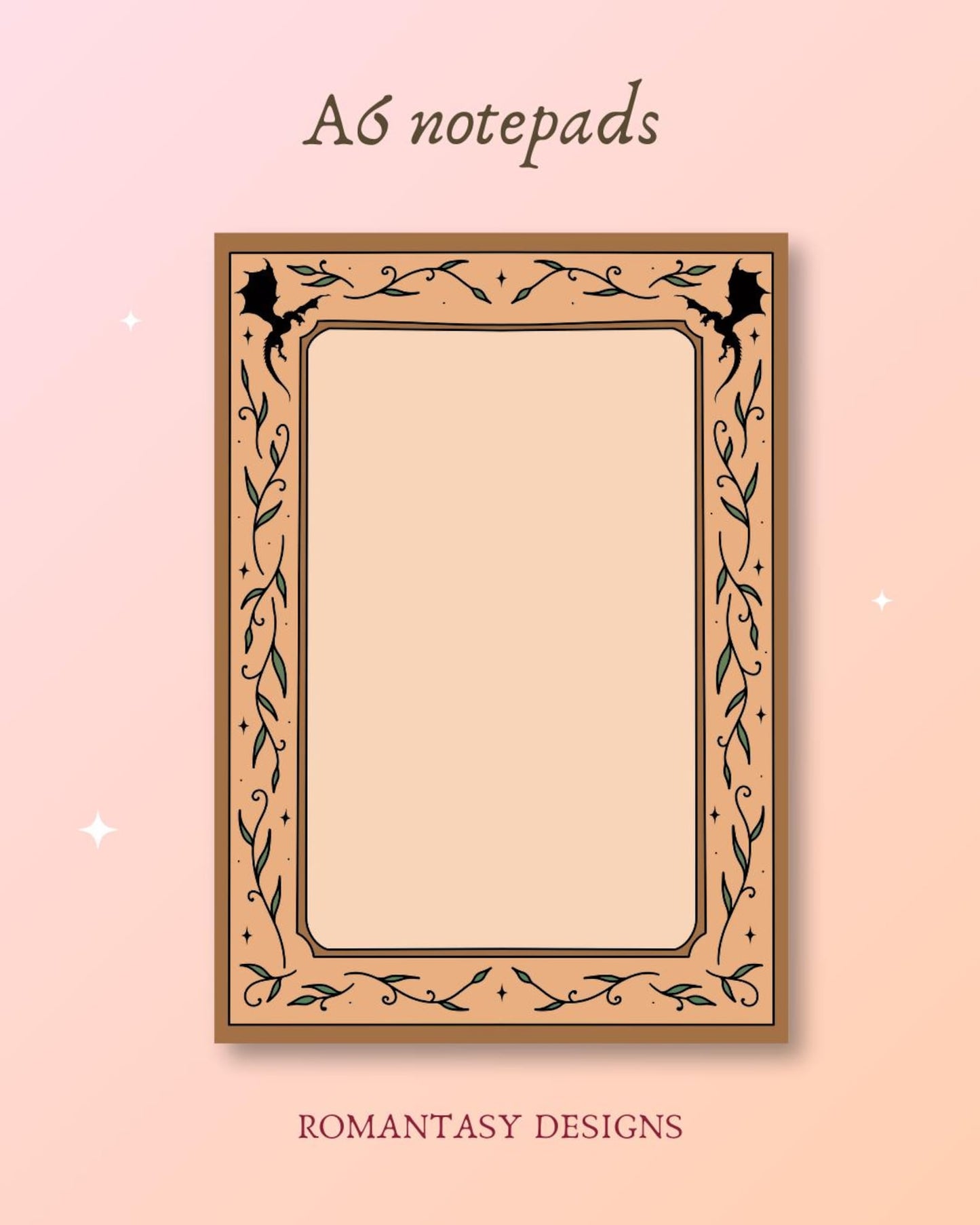 Bookish 50 sheet a6 notepad