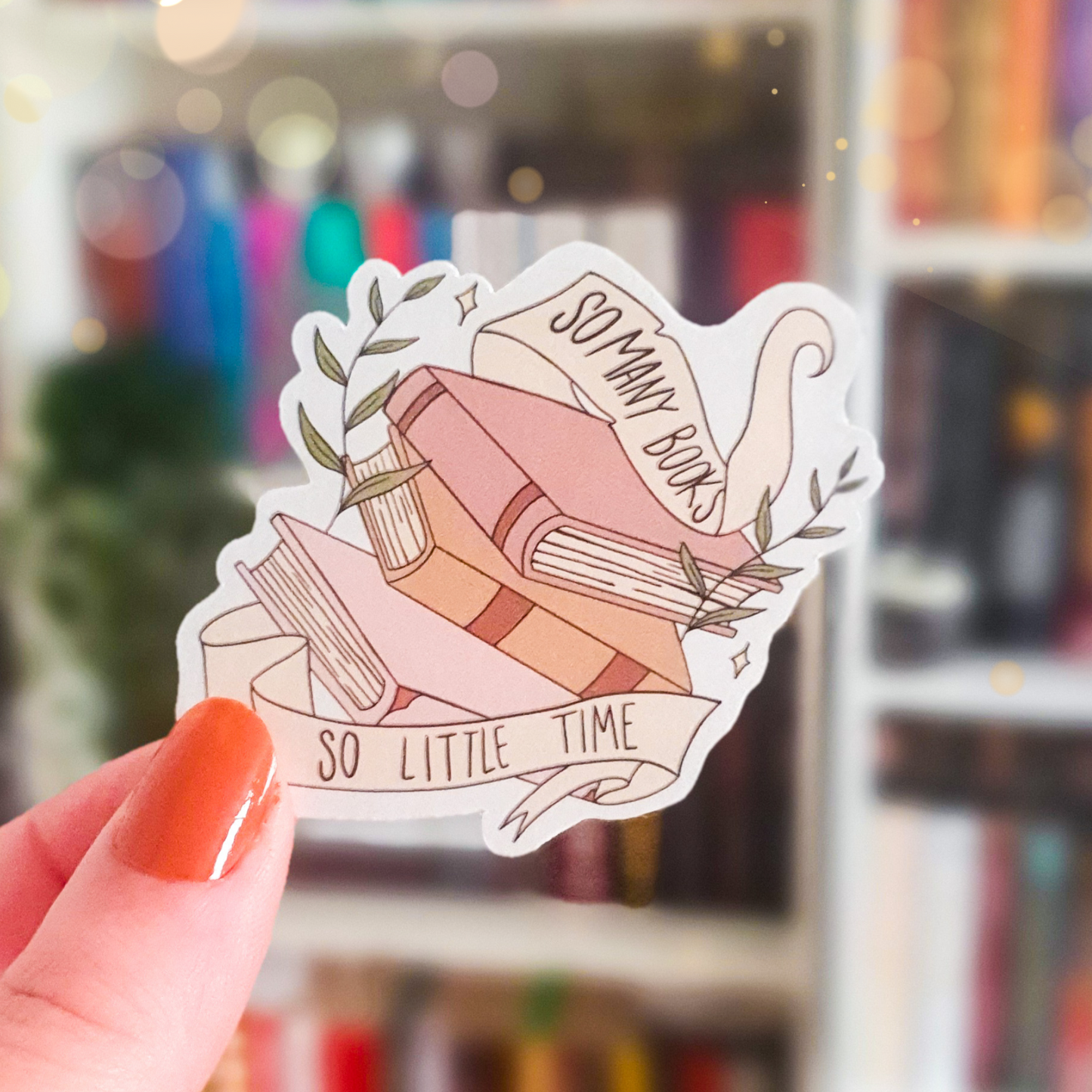 So many books so little time sticker