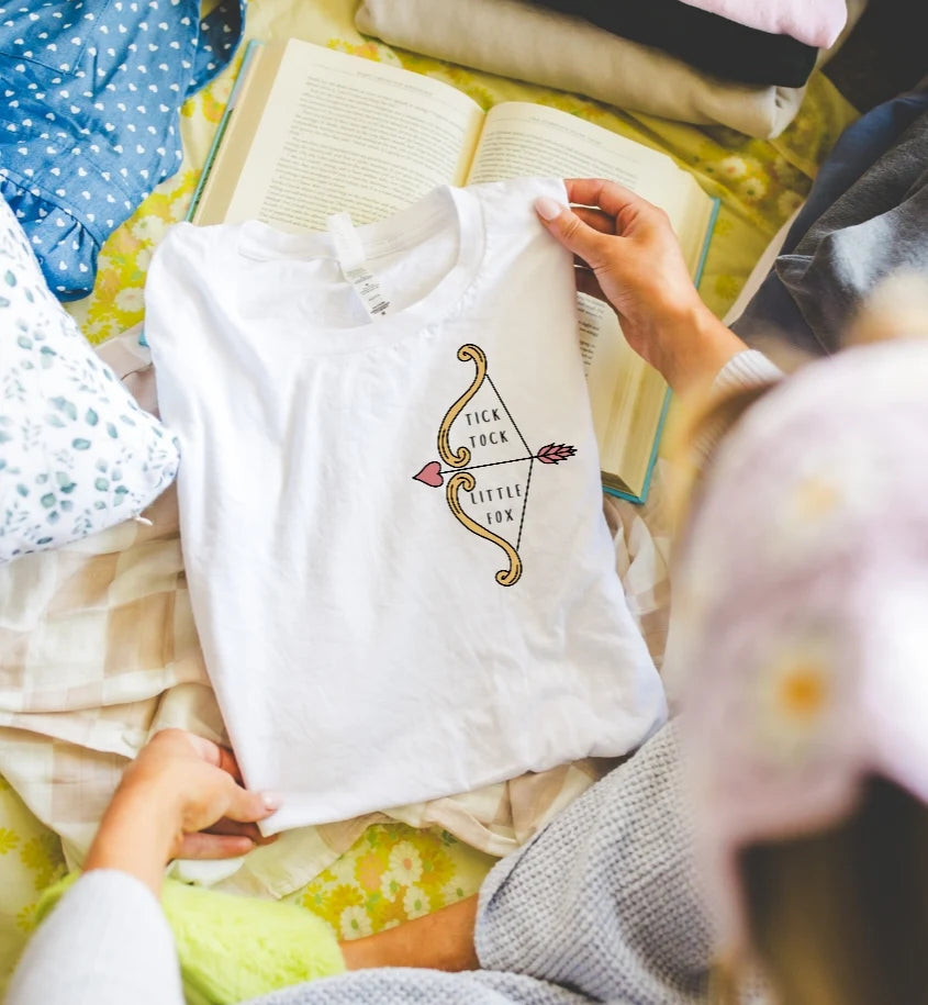 Tick tock little fox t-shirt