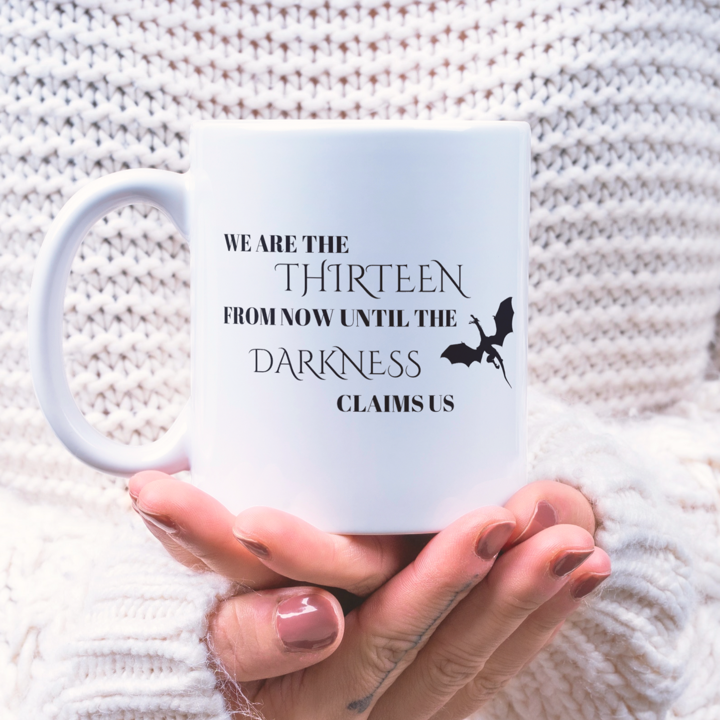 Thone of glass the thirteen 11oz ceramic coffee mug - Officially licensed by Sarah J. Maas