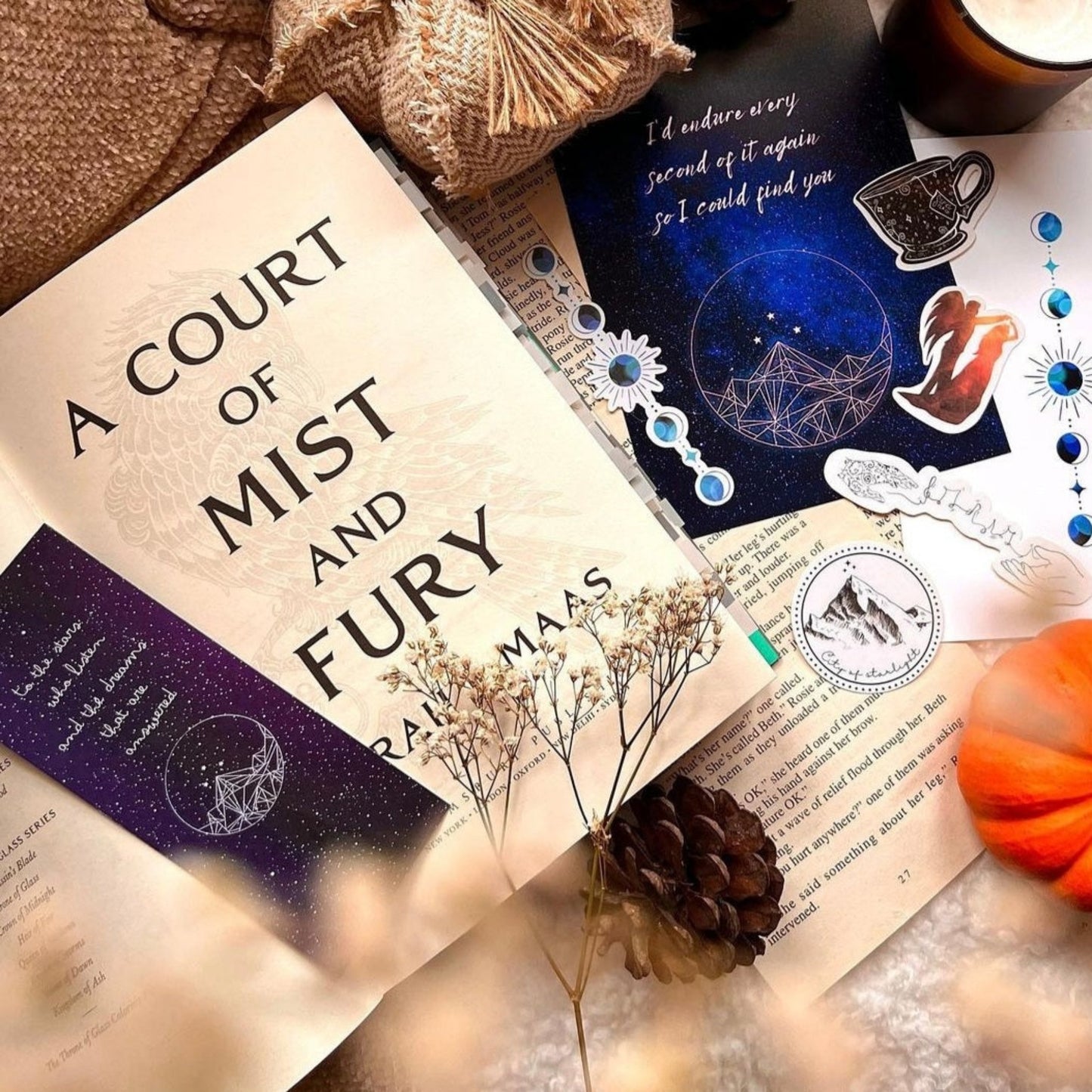 ACOTAR Velaris bookmark - officially licensed by Sarah J. Maas