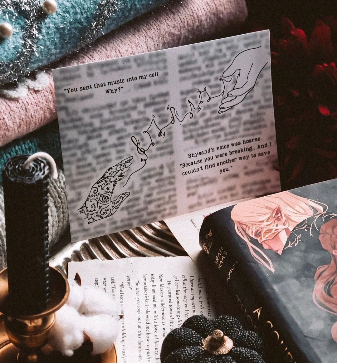 ACOTAR under the mountain art print - officially licensed by Sarah J. Maas