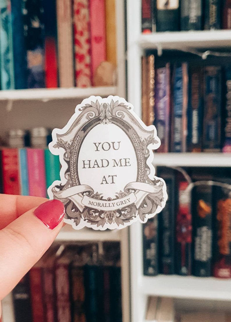 You had me at morally grey sticker
