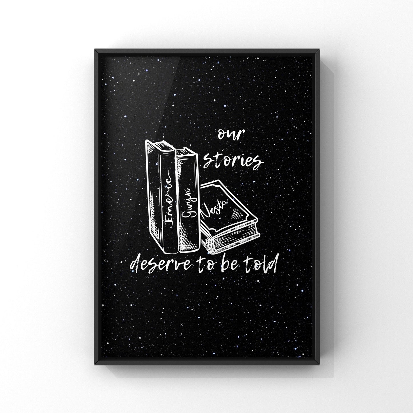 ACOTAR Nesta and the Valkyries art print - officially licensed by Sarah J. Maas