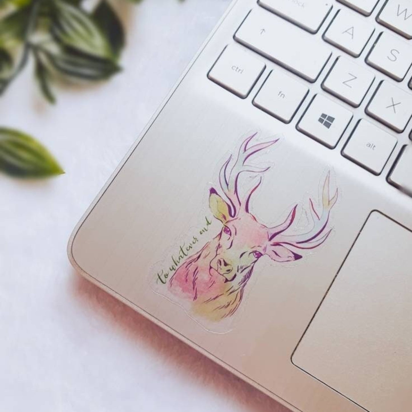 Throne of glass to whatever end stag sticker - officially licensed by Sarah J Maas
