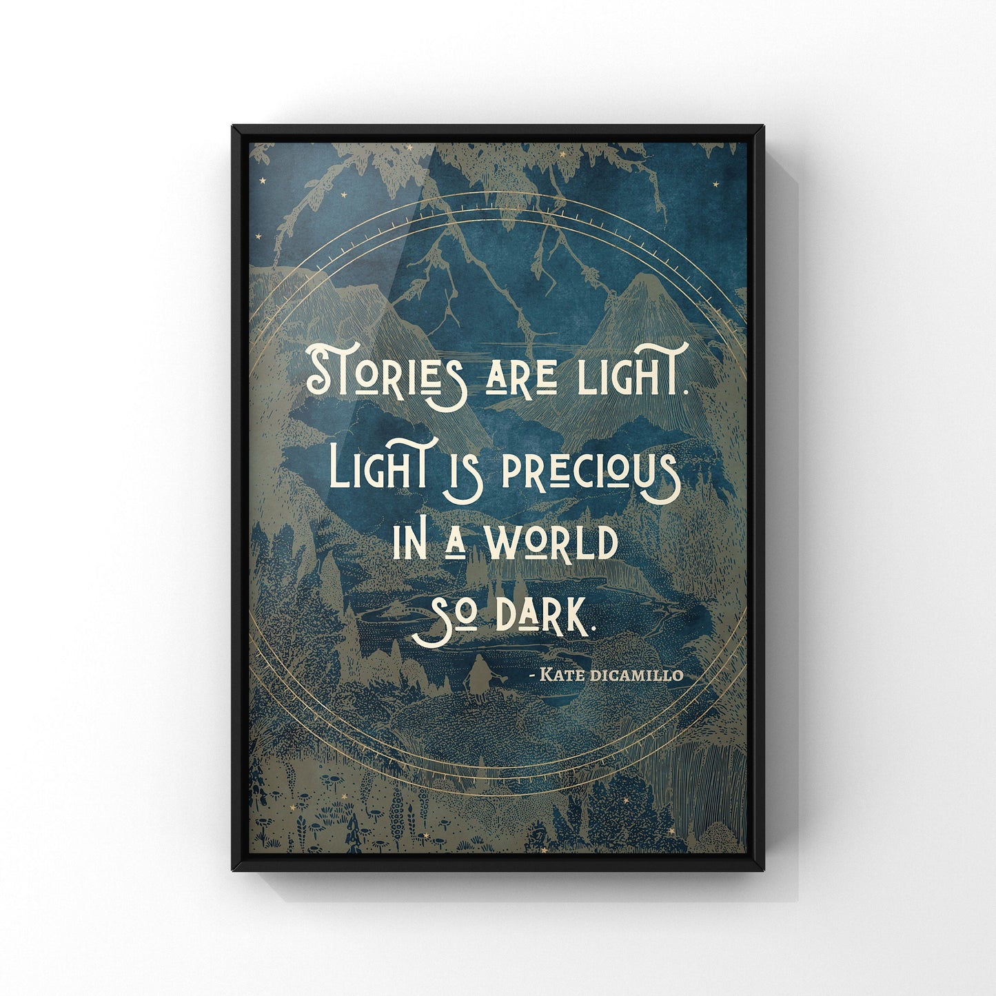 Stories are light print