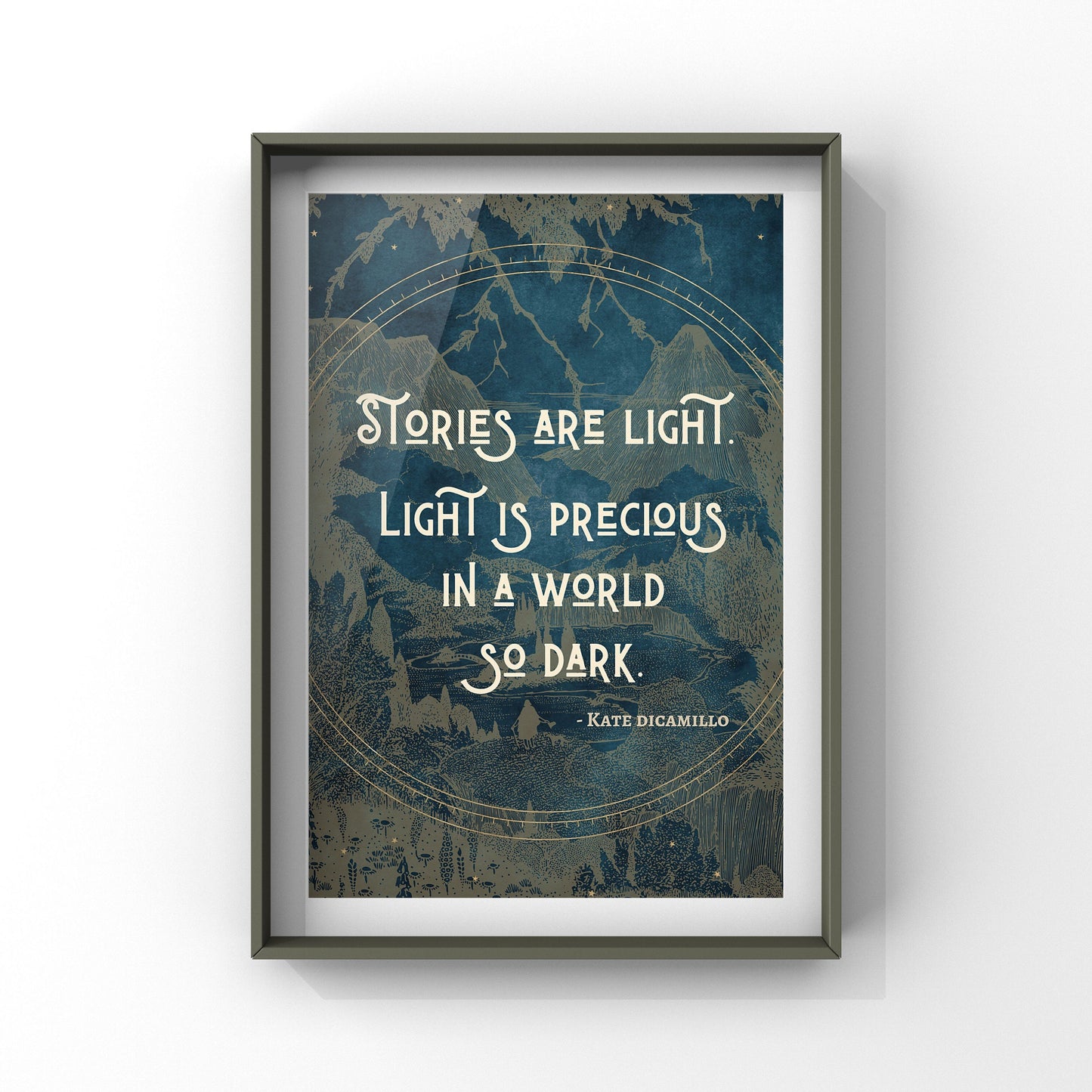 Stories are light print