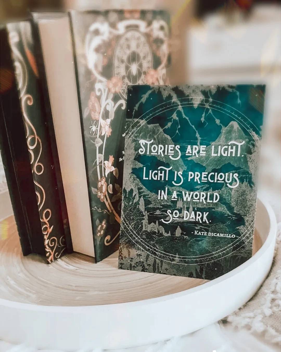 Stories are light print