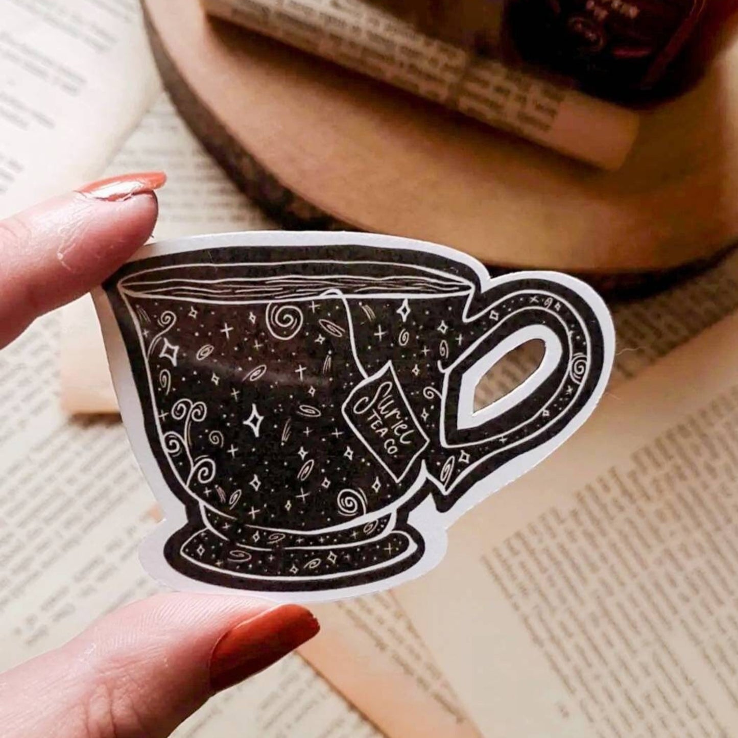 ACOTAR suriel tea co sticker - - officially licensed by Sarah J. Maas
