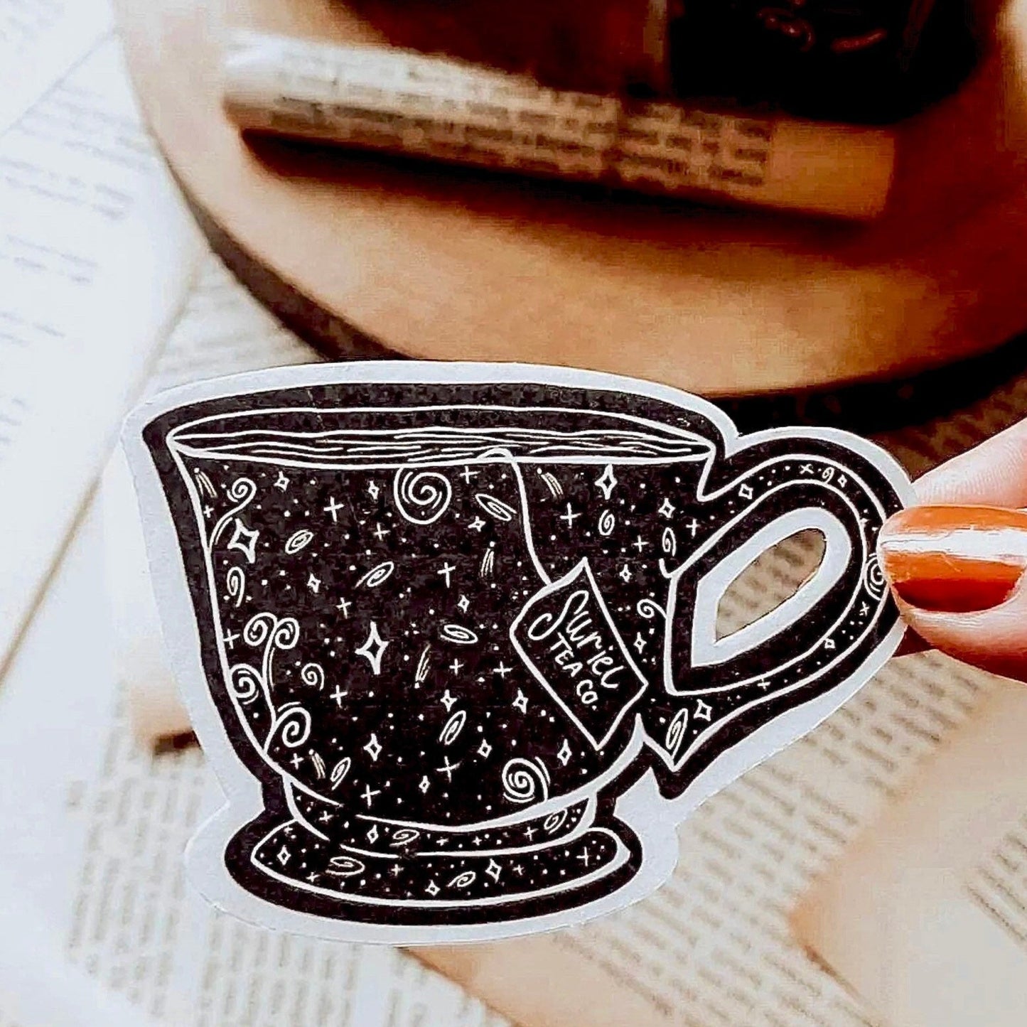 ACOTAR suriel tea co sticker - - officially licensed by Sarah J. Maas