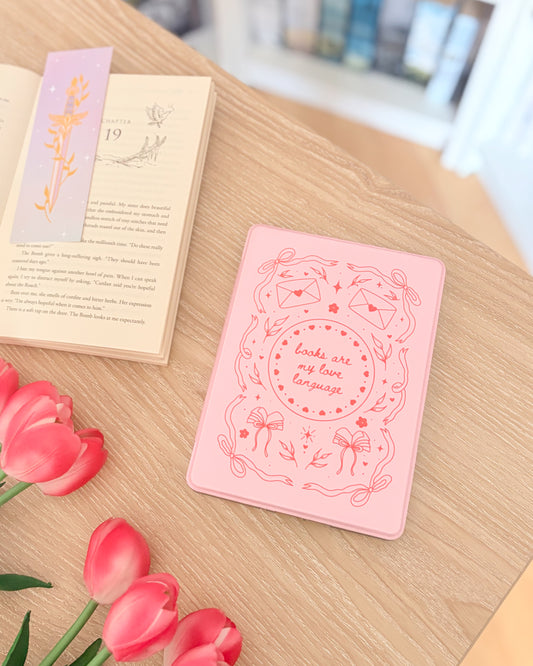 Books are my love language kindle case