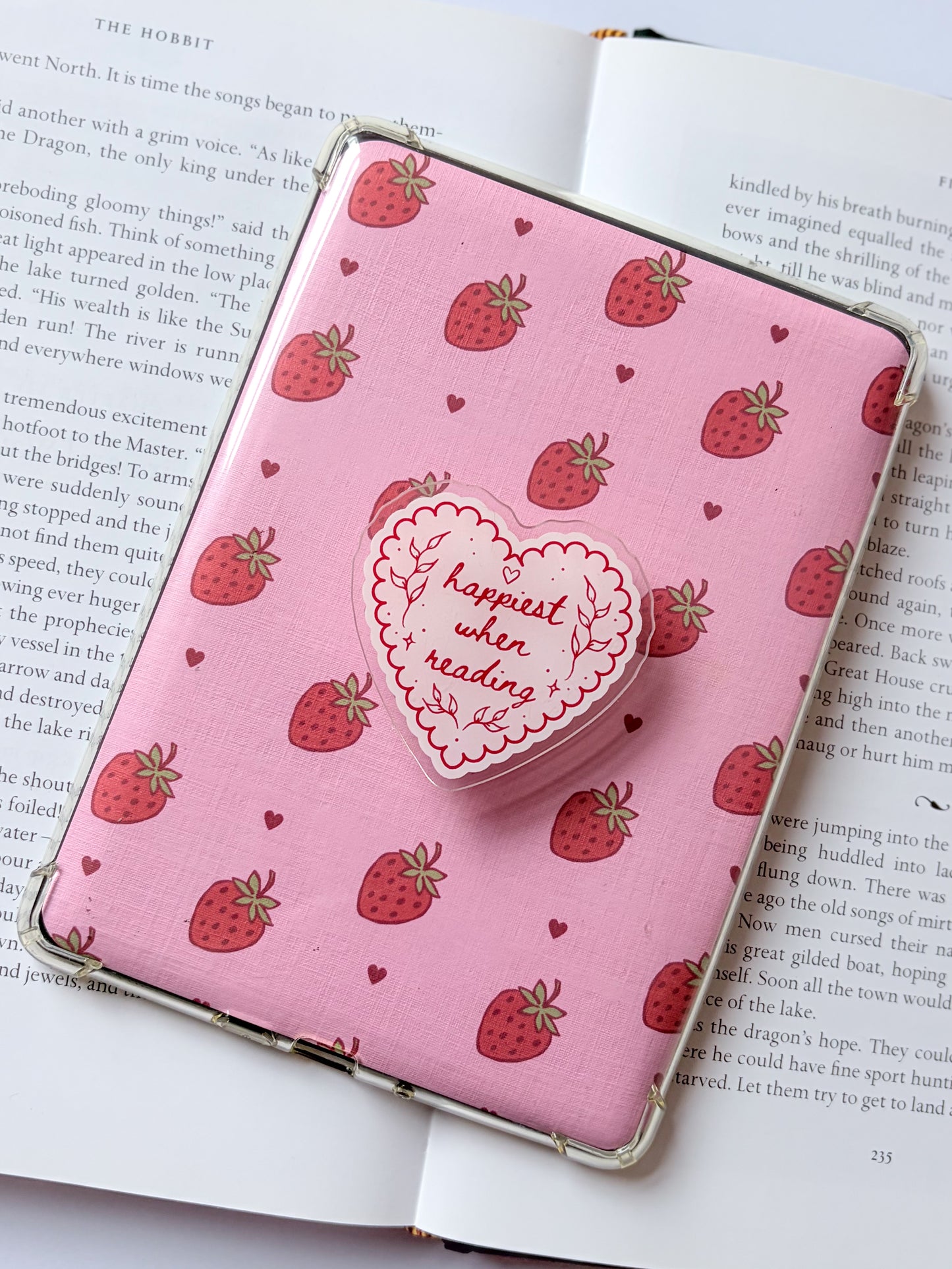 Happiest when reading kindle/phone grip