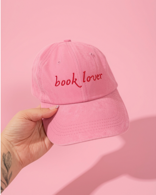 Book lover embroidered cap