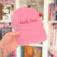 Book lover embroidered cap