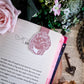 Little fox pink magnetic bookmark