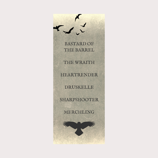 Six of crows inspired bookmark
