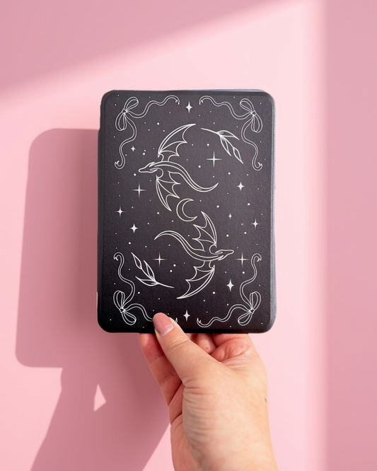 celestial dragons kindle case with clear back Paperwhite 12th 7"/11th 6.8"/basic 2022/2024
