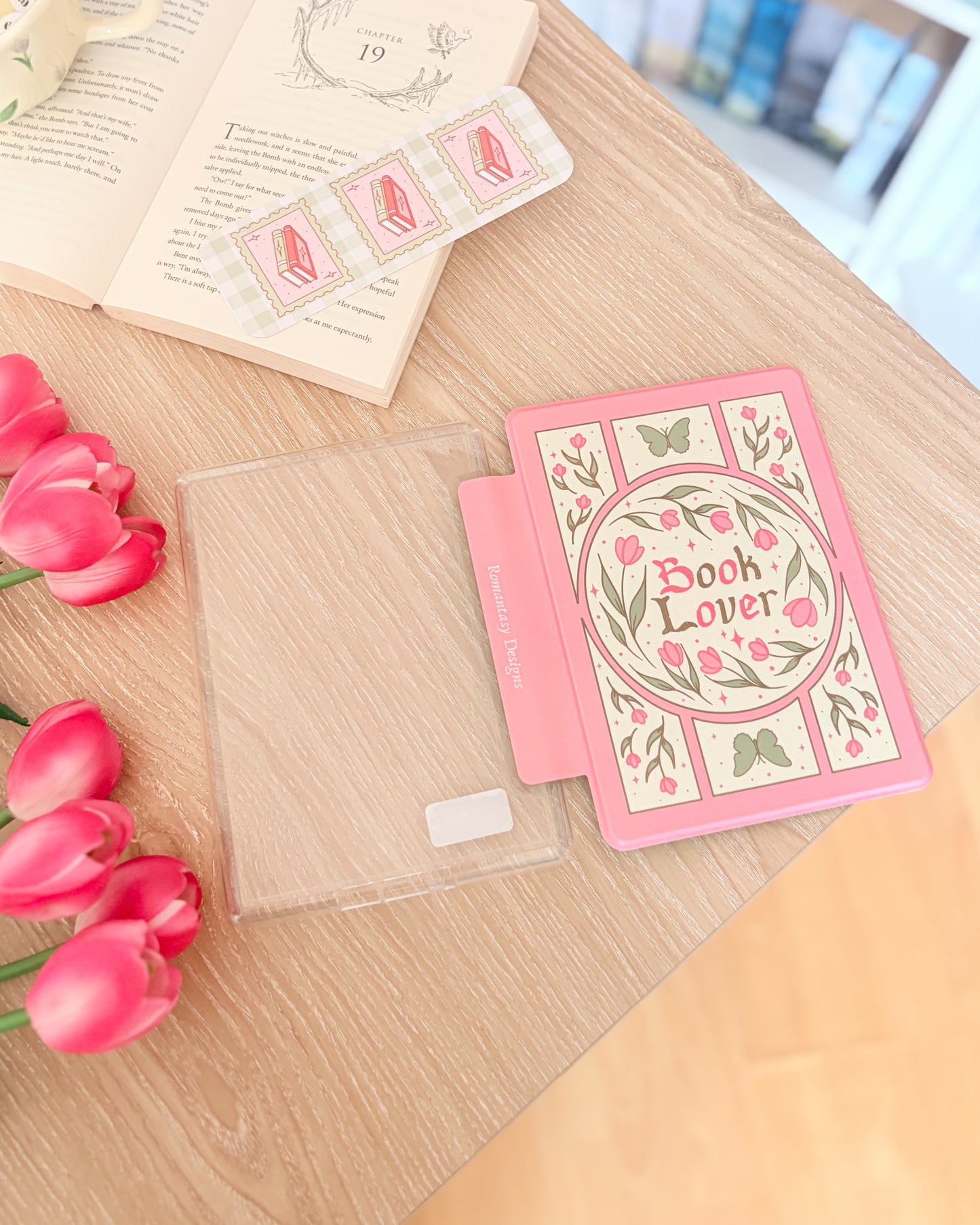 Book lover tulip kindle case