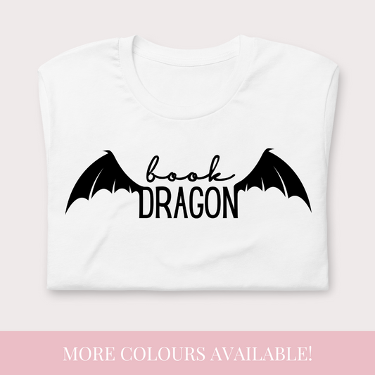 Book dragon t shirt