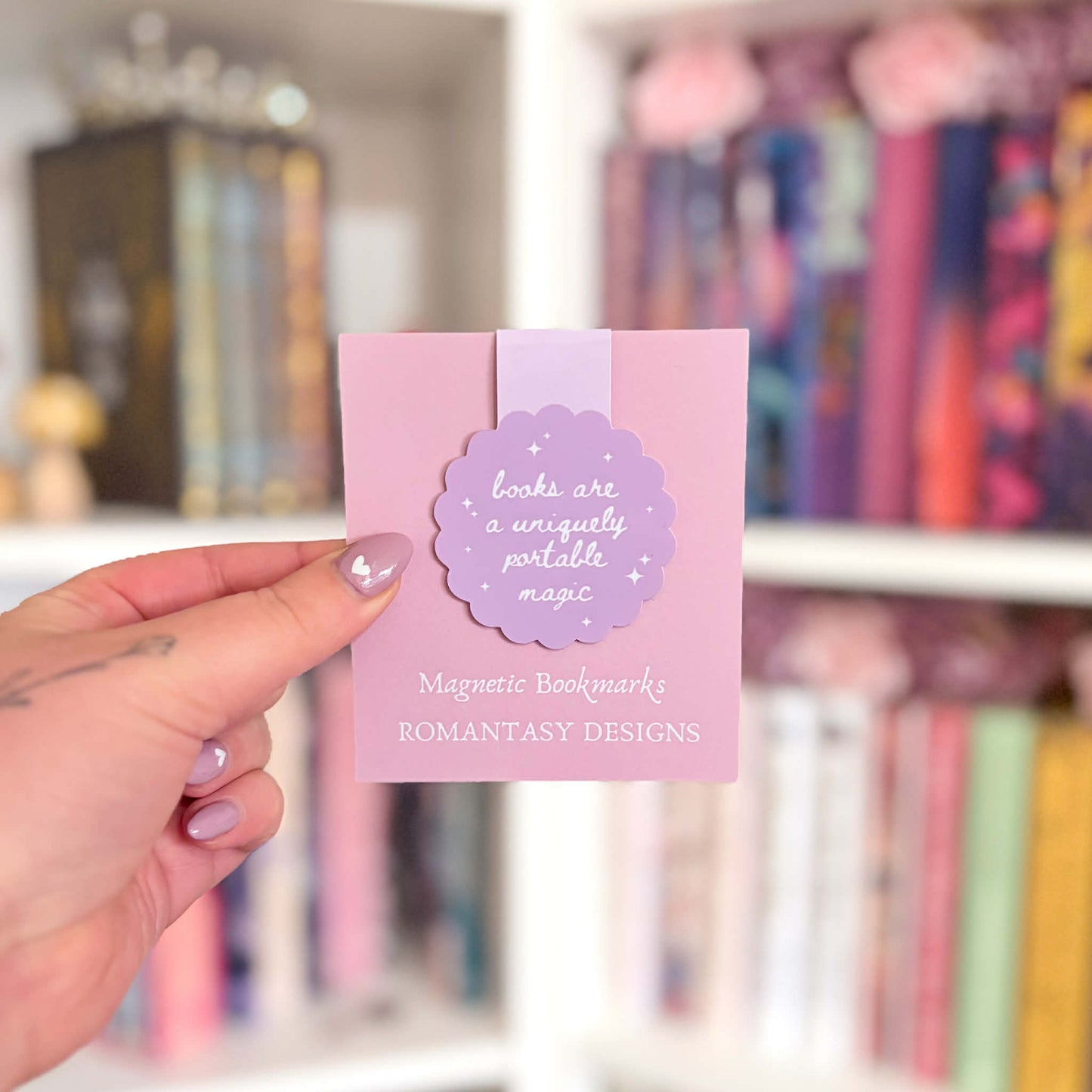 Go home and read magnetic bookmark