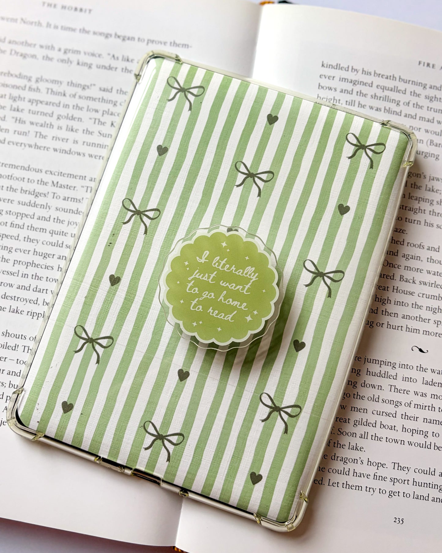 go home and read kindle/phone grip