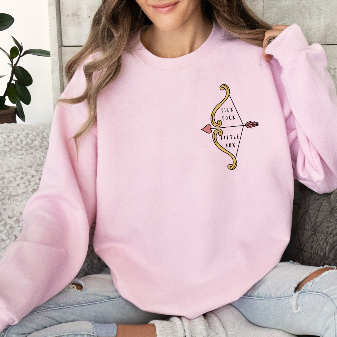 Tick tock little fox sweatshirt