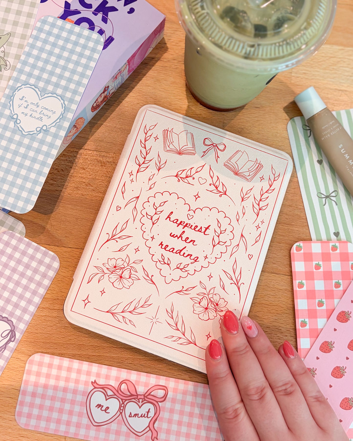 PRE-ORDER happiest when reading kindle case