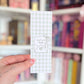Read more books gingham bookmark