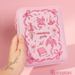 Romantasy Girlie book/kindle sleeve pink medium size