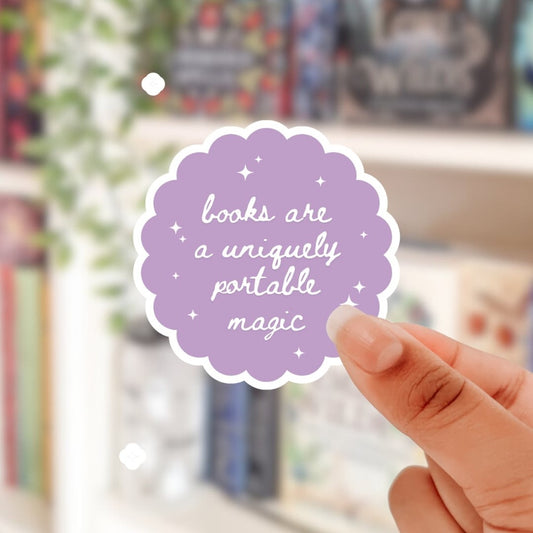 books are magic sticker