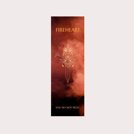 Throne of glass fireheart bookmark - officially licensed by Sarah J Maas