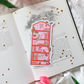 strawberry matcha dragon bookshelf bookmark