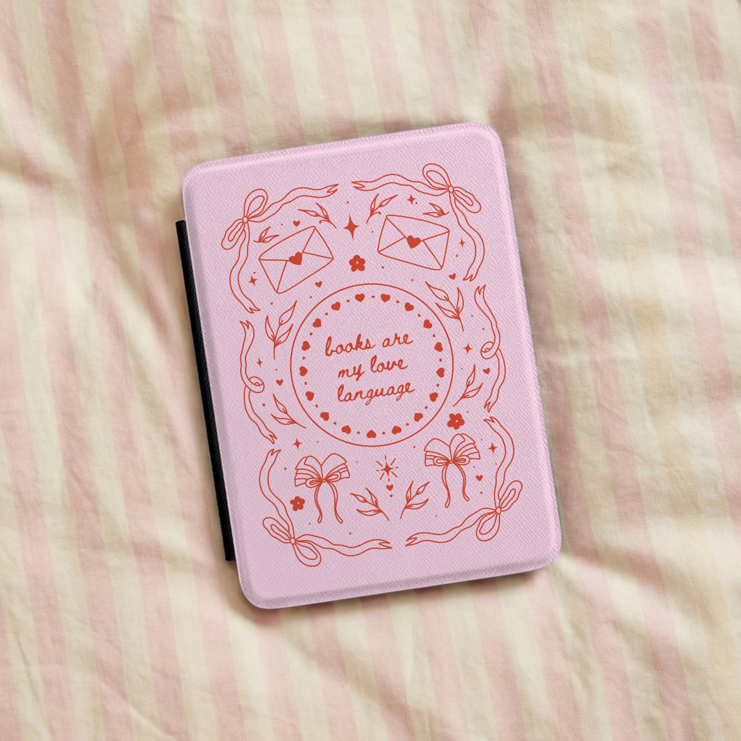 Books are my love language kindle case