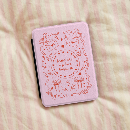 Books are my love language kindle case