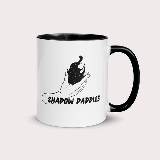 Shadow daddies 11oz ceramic mug with black handle