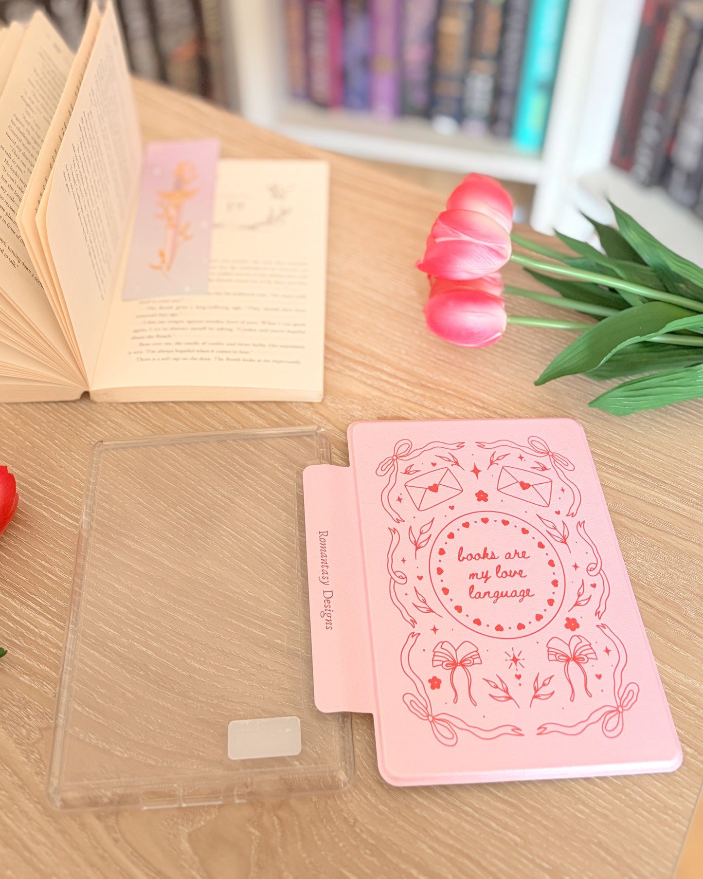 Books are my love language kindle case