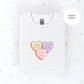 book trope conversation hearts sweater