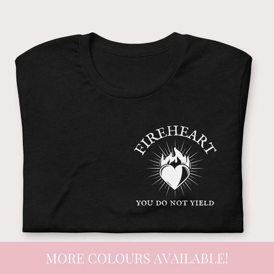 Throne of glass fireheart t-shirt - officially licensed by Sarah J Maas